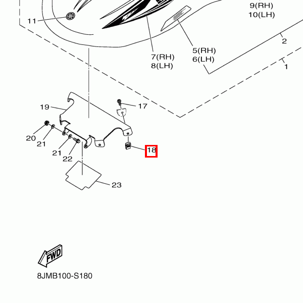 Mutter, Schnellverschluss #10-32 U