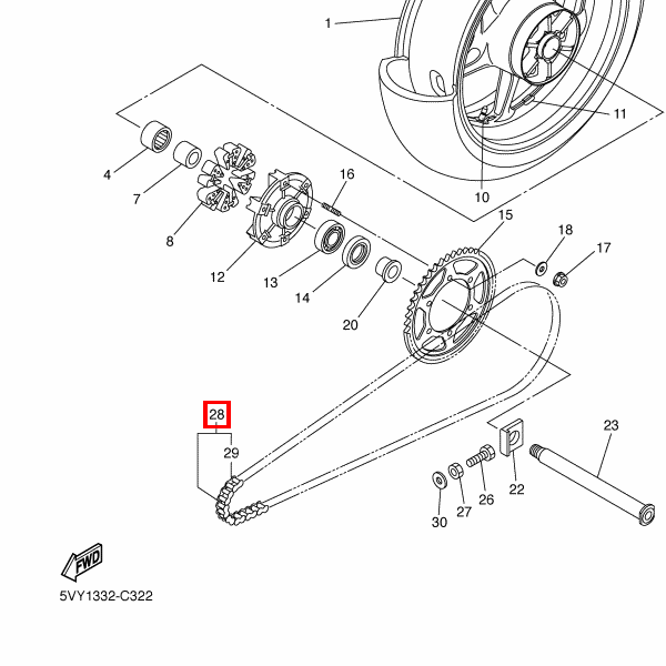 Kette (DID50VA8-116L)