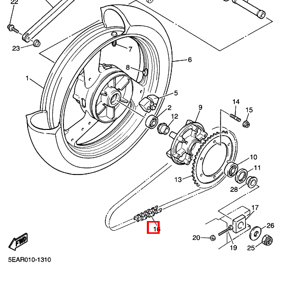 Kette (DID50VA8-112LE)