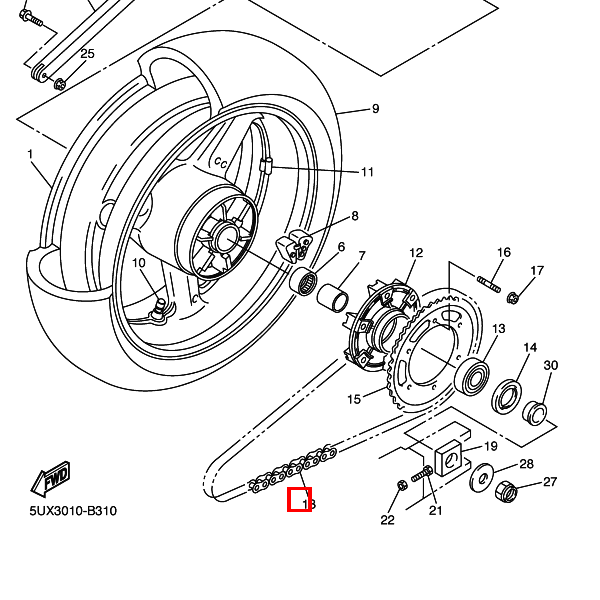Kette (D.I.D50VA8-110LE)