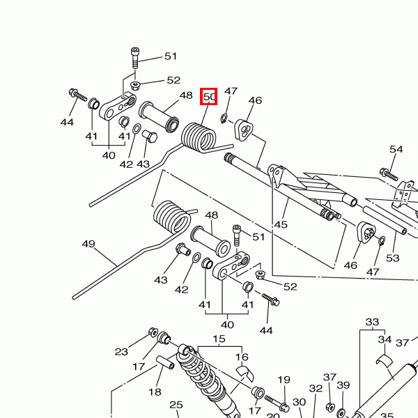 Hintere Feder 2 (K=2500NMM/Grad) AP