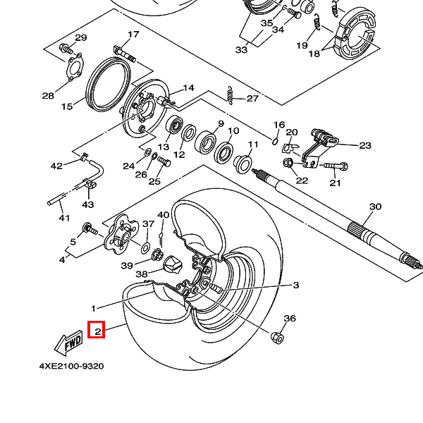 Reifen AT22X10-10