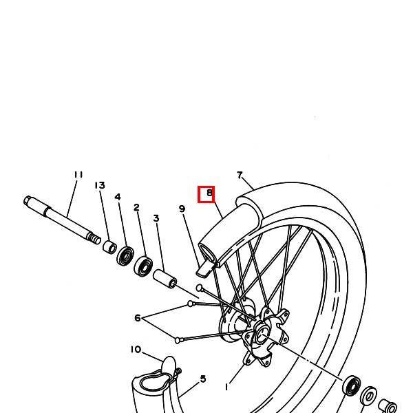 Schlauch (90/90-21 M/C TR-4)
