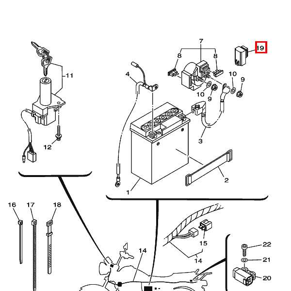 Relais komplett (3D9-00)