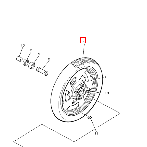 Reifen (110/90-V18 F20)