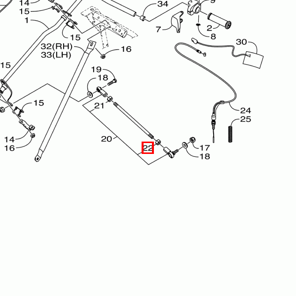 Mutter, Sechskant Kontermutter 5/16-24 rechtsgewinde