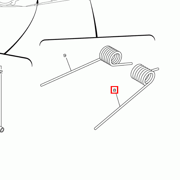 Feder hinten 1 (K=1900NMM/GRAD) AP