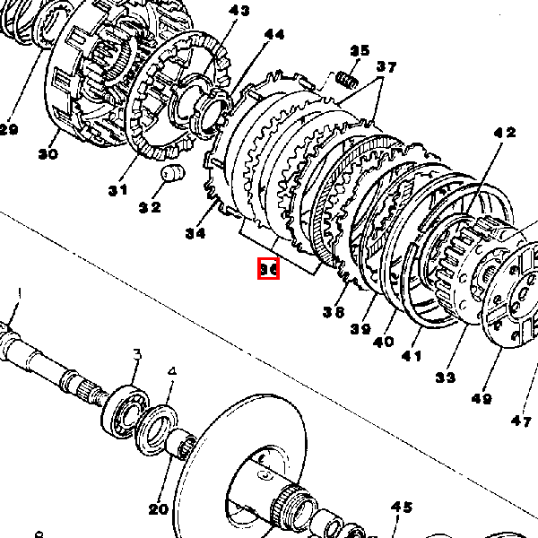 Reibscheibe (25G-16521-09)