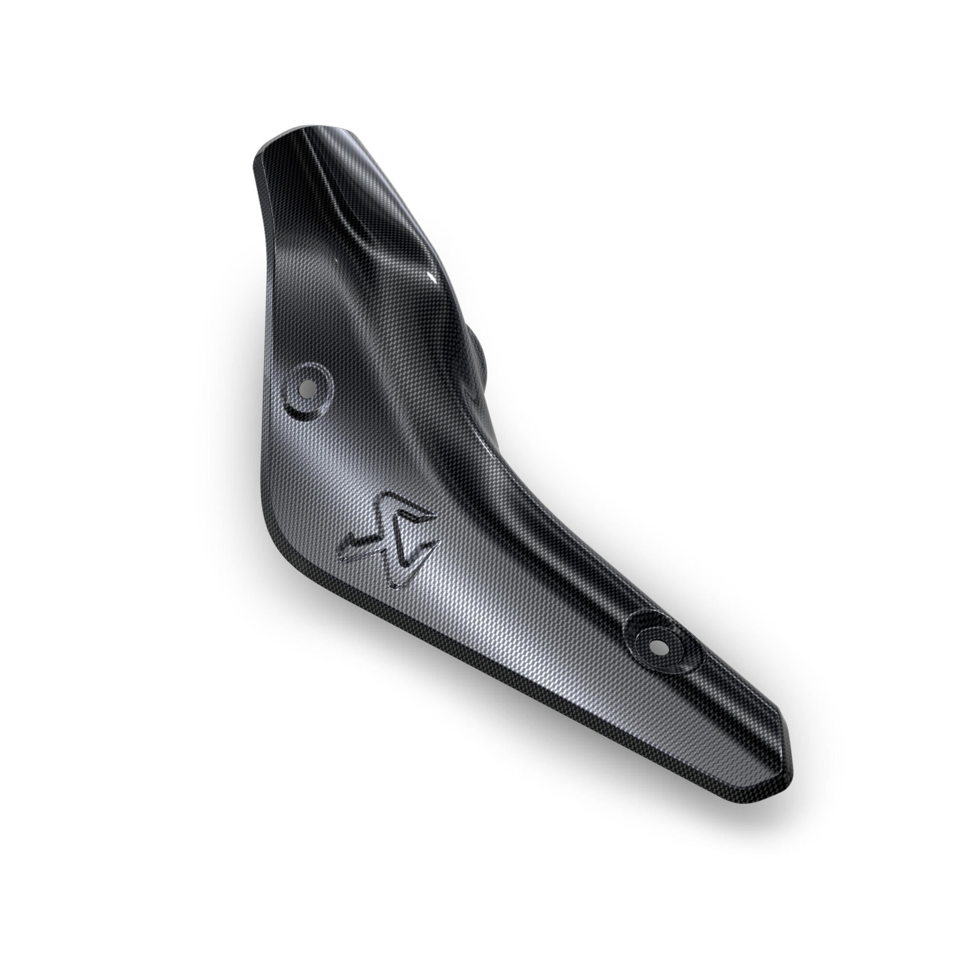 Hitzeschutz aus Kohlefaser vor dem Schalldämpfer