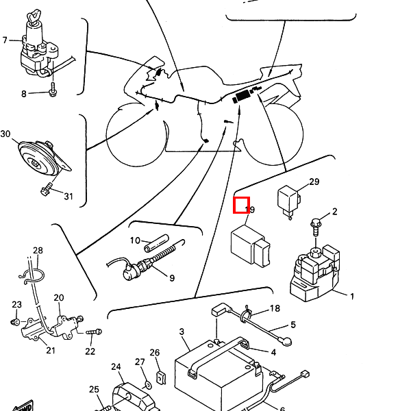 Relais komplett (5EB-20)