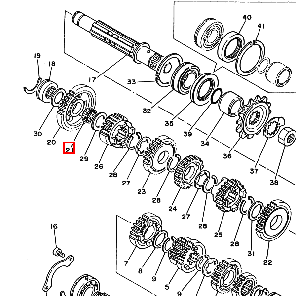 Zylinderrollenlager (K20-24X10 S)