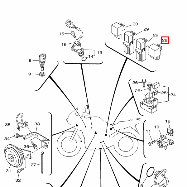 Relais komplett (5PX-00)
