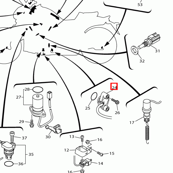 LEERLAUFSCHALTER KOMPL.