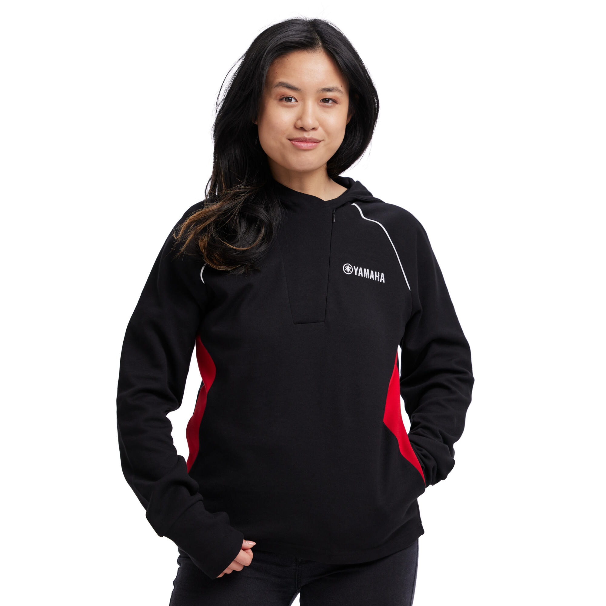 Damen Reißverschluss Kapuzenpullover REVS