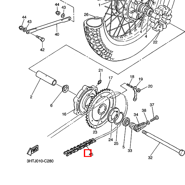 Kette (D.I.D.428HV2-130LE)
