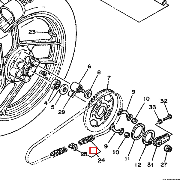 Kette (D.I.D. 428H-130L)