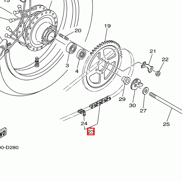 Kette (DID 428HG-122L)