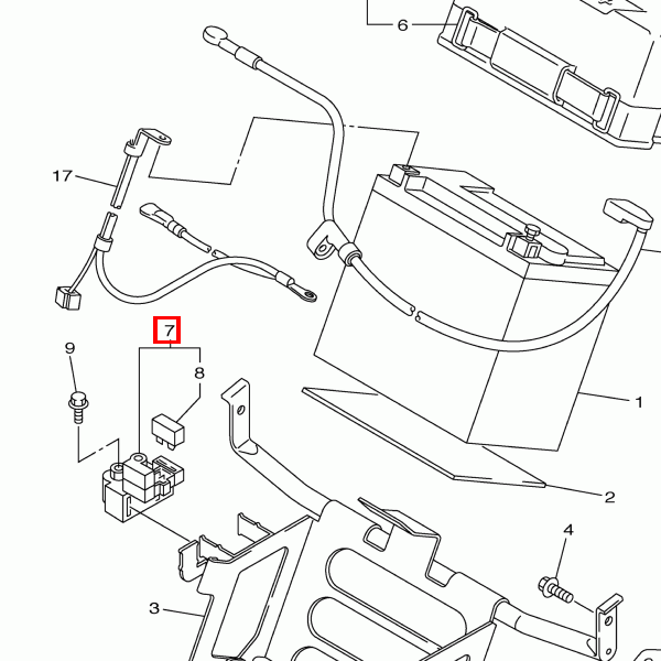 Anlasserrelais komplett (RC19-034)