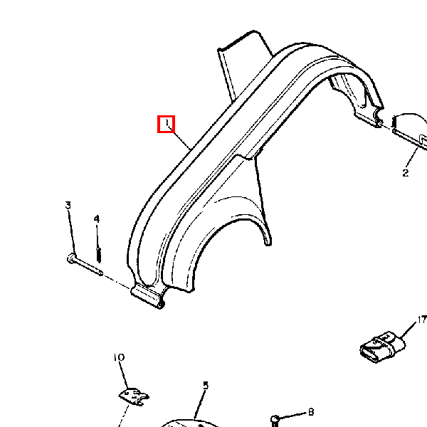 Schutz, Antrieb (8L0-77311-00)