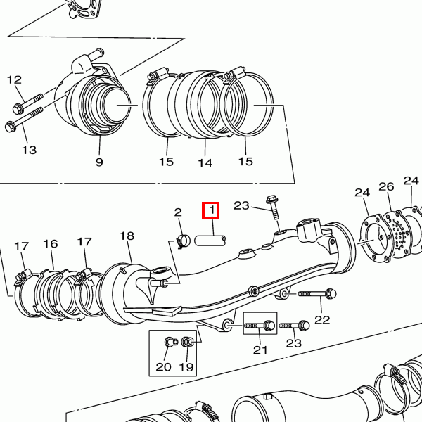 Schlauch (L870) PID F2N-819901 - F2N-820500