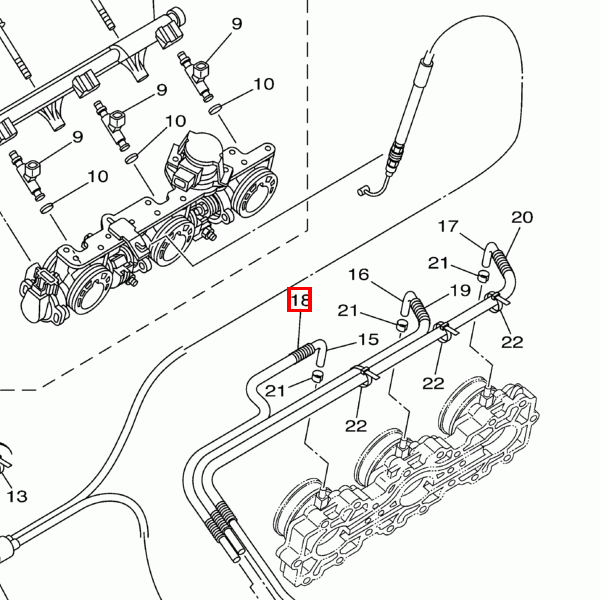 Schlauch mit Feder (L200)