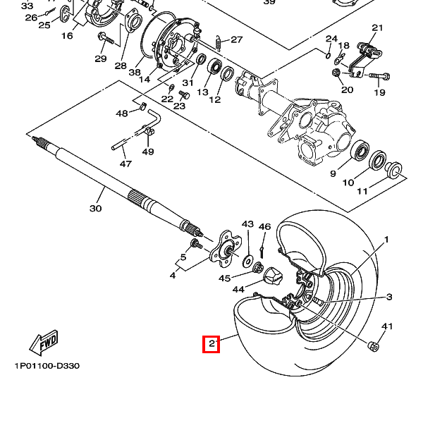 Reifen AT22X10-10 M-906 Cheng Shin