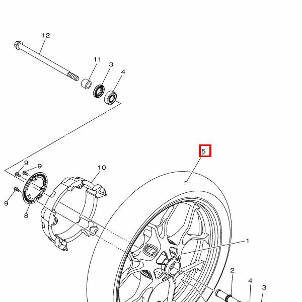 Reifen (110/70R17 M/C 54H)