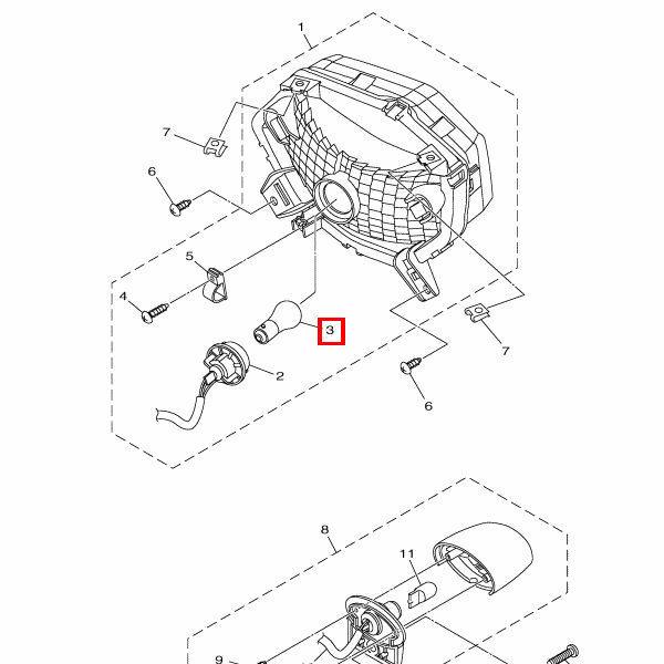 Glühlampe (12V-21/5W)