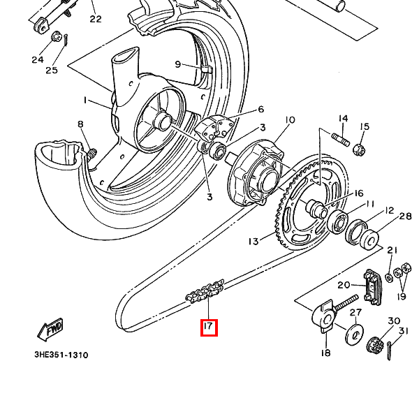 Kette (D.I.D.50 VA-6-106L)