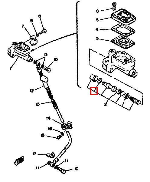 Hauptbremszylinder-Satz