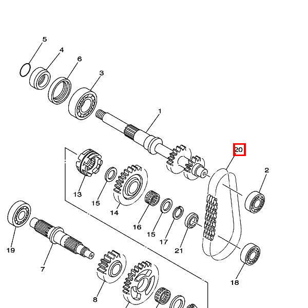 Kette (23RH302-38 ASM)