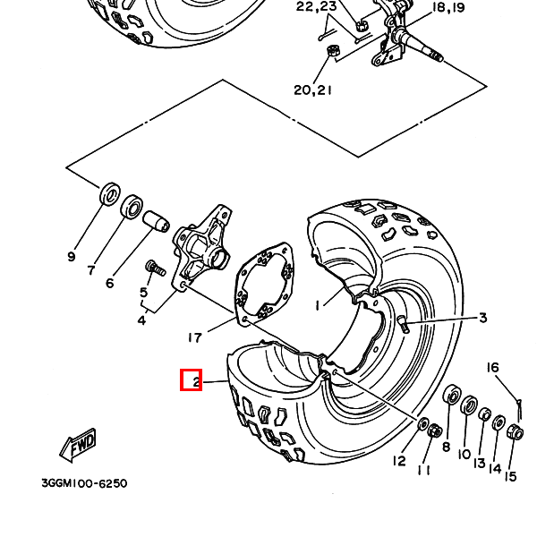 Reifen (AT21X7-10 KT851B)