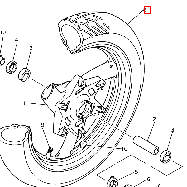 Reifen (110/80-17 57H F209)