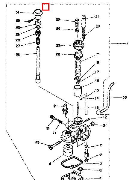 Seilzug-Einstellschraube