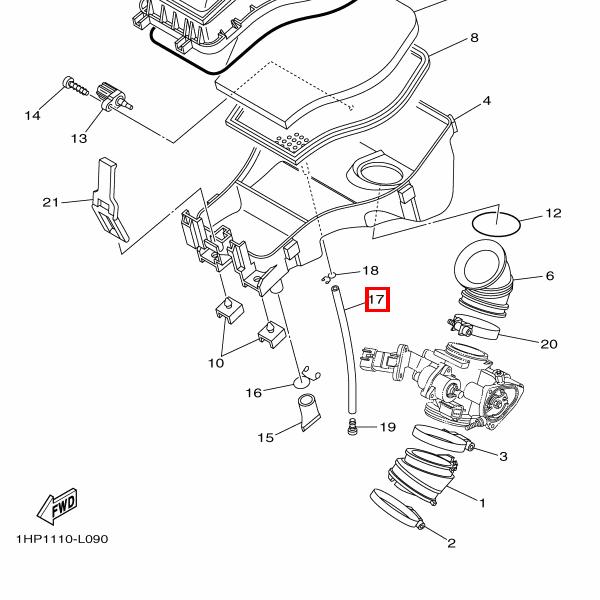 Schlauch, flexibel (L200)