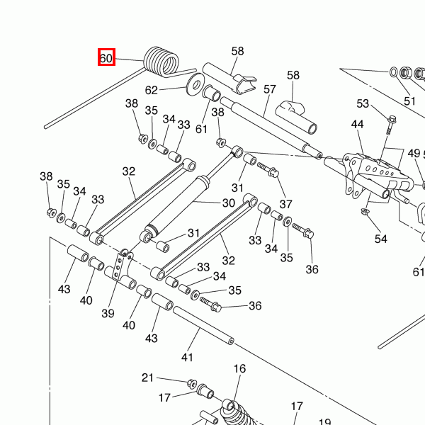 Feder hinten 2 (K=1900NMM/Grad)