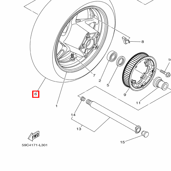 Reifen (160/60R15 M/C 67H GPR-100)