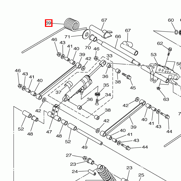 Feder hinten 2 (K=1400NMM/GRAD) AP