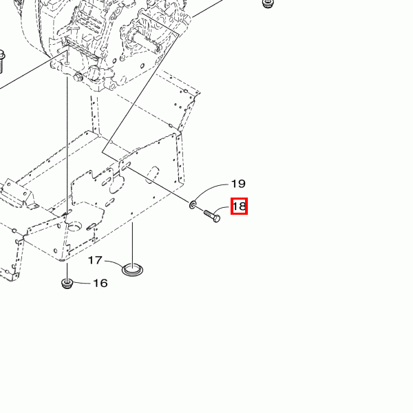 Schraube, Kappe-HH 5/16-24