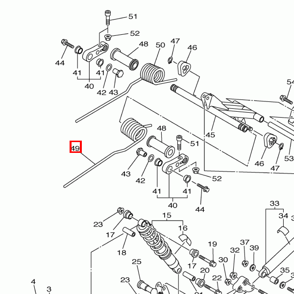 Hintere Feder 1 (K=2500NMM/Grad) AP