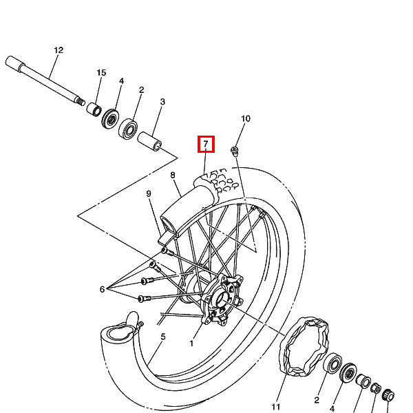 Reifen 80/100-21 M/C 51P Bridgestone