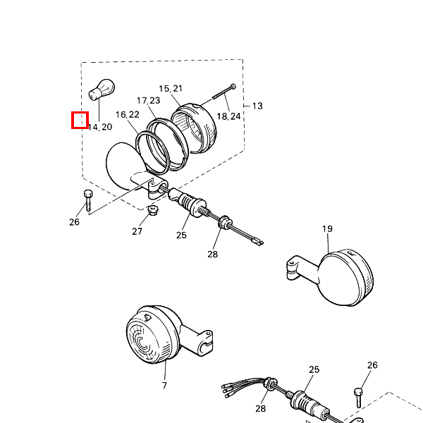 Glühlampe, Blinker (12V-21W)