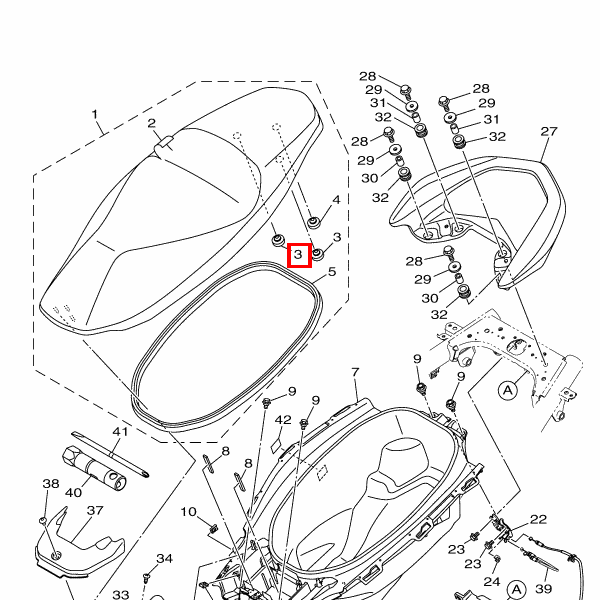 Sitzkissen (SX4,T105L)