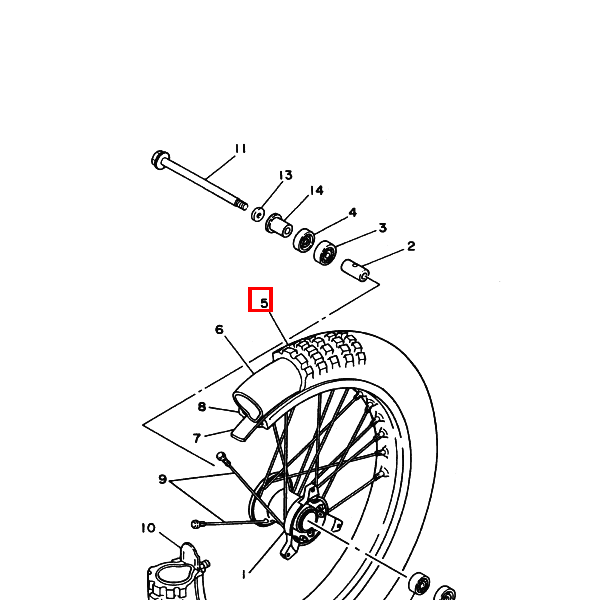 Reifen (70/100-17 K990)