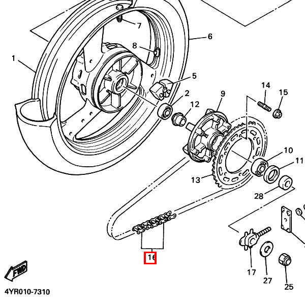 Kette (D.I.D.520VL2-110LE)