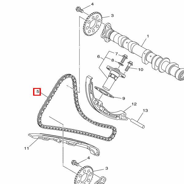 Kette (98XRH2010-128M)