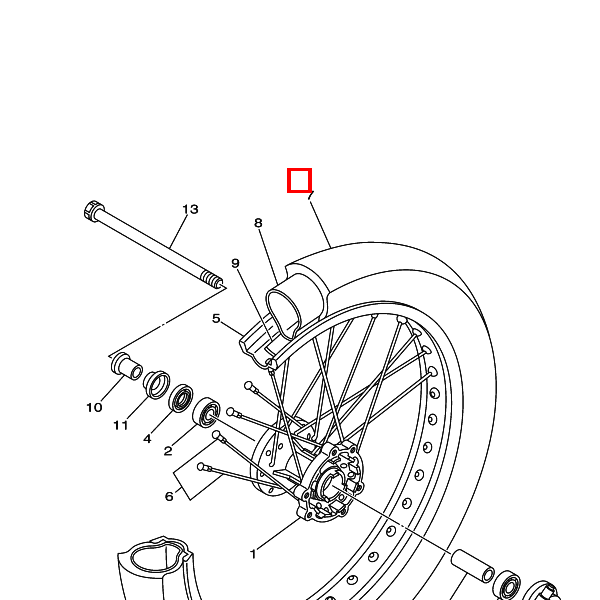 Reifen 80/100-19 M/C 49P TW-201