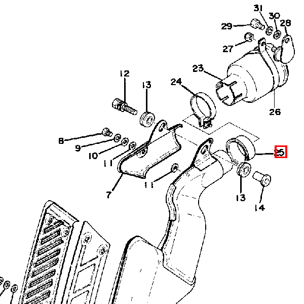 Dichtung, Schalldämpfer (583-14714-00)