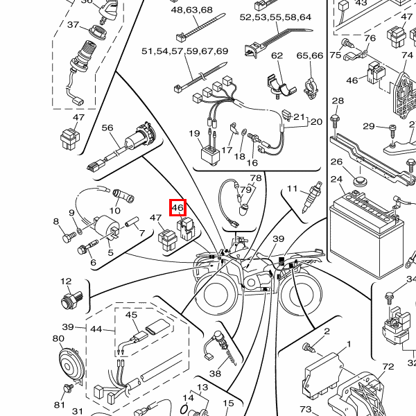 Relais komplett (8FP-01)