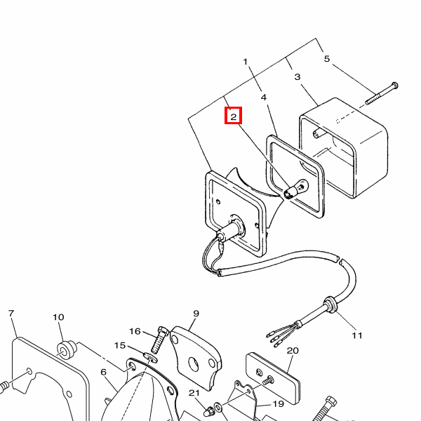 Glühbirne (12V-21/5W)